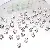Wholesale Alloy Tori Spacer Beads Supply for Retailers - 24 models 6mm hole diameter about 1.5mm silver 40 pcs/pack