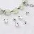 Wholesale Alloy Tori Spacer Beads Supply for Retailers - 30 models, 7mm, aperture about 1mm, silver, 50 pcs/pack