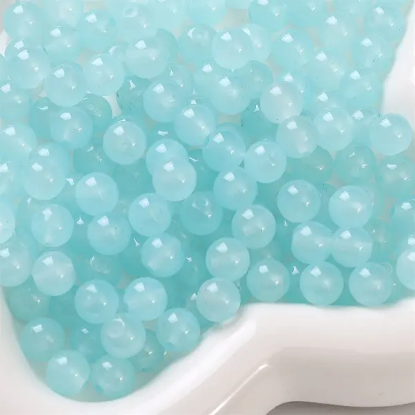 Light blue-10mm, aperture about 1.5mm, 20 pieces per pack,chaincharmsupply.com