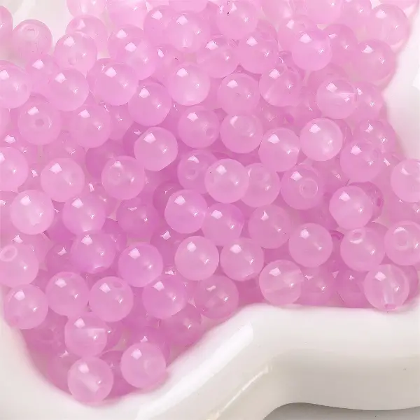 Light purple-10mm, aperture about 1.5mm, 20 pieces per pack,chaincharmsupply.com
