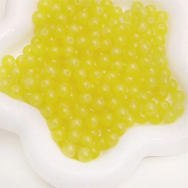 Yellow-8mm aperture about 1.5mm 50 pieces/pack,chaincharmsupply.com