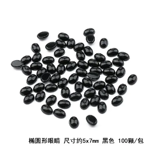 Oval 5x7mm100pcs/pack,chaincharmsupply.com