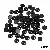 Black Animal Eyes Beads Wholesale | Durable Diy Supply - Round diameter about 10mm, 50 pieces/pack