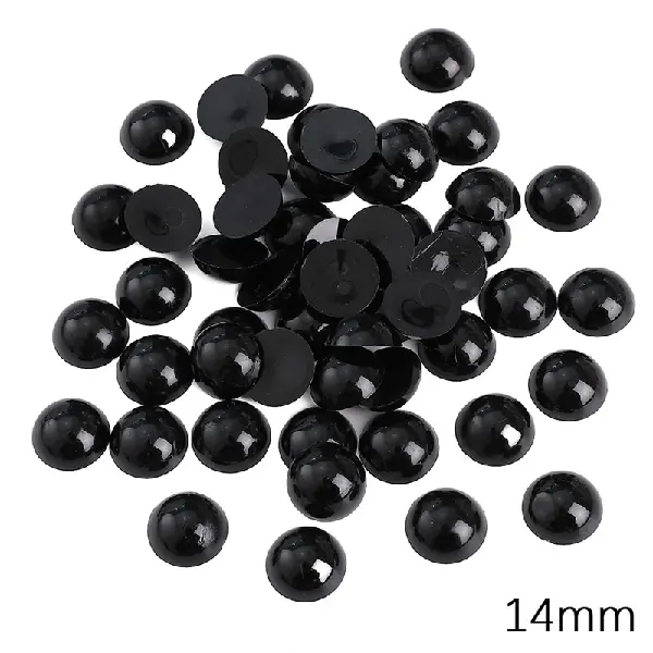Round diameter about 14mm, 30 pieces/pack,chaincharmsupply.com