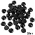 Black Animal Eyes Beads Wholesale | Durable Diy Supply - Round diameter about 16mm, 20 pieces/pack