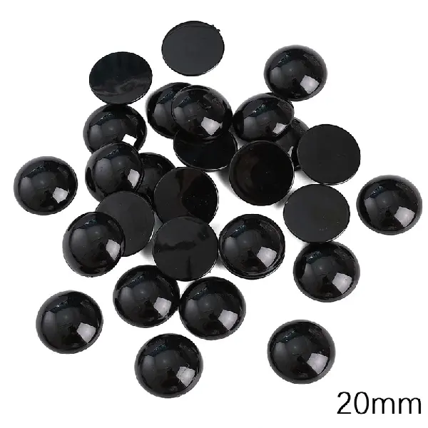 Round diameter about 20mm, 10 pieces/pack,chaincharmsupply.com