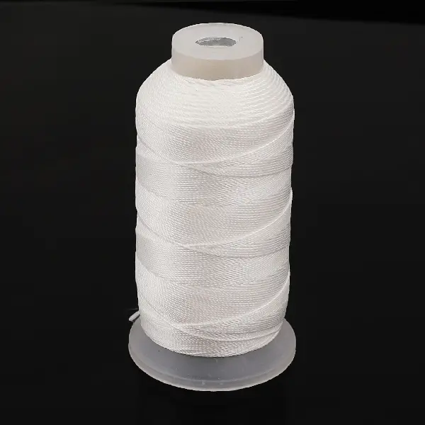 Twelve strands, white, about 270 meters/roll, wire diameter about 0.8mm,chaincharmsupply.com