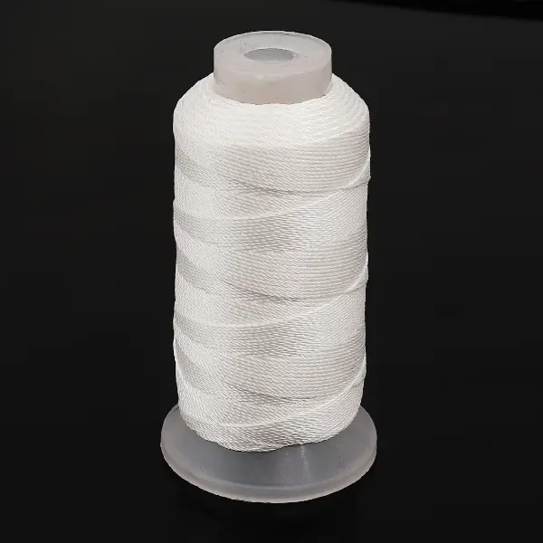 Eighteen strands, white, about 180 meters/roll, wire diameter about 1.2mm,chaincharmsupply.com