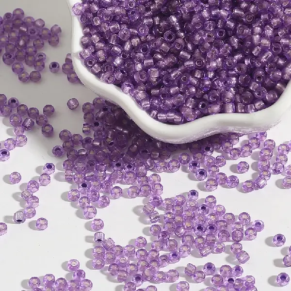 Light purple-3mm aperture 0.8mm 15g/pack about 500 pieces,chaincharmsupply.com