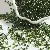 Glass Transparent Silver-filled Rice Beads Supply for Wholesale - Olive green-3mm aperture 0.8mm 15g/pack about 500 pieces