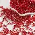 Glass Transparent Silver-filled Rice Beads Supply for Wholesale - Big red-4mm hole diameter 1mm 15g/pack about 150 pieces