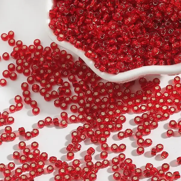 Big red-4mm hole diameter 1mm 15g/pack about 150 pieces,chaincharmsupply.com