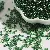 Glass Transparent Silver-filled Rice Beads Supply for Wholesale - Dark green-2mm aperture 0.6mm 15g/pack about 1000 pieces