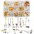Wholesale 15-Grid Metal DIY Bag Keychain Chain Supply - Gold/Silver About 1260pcs 1 set/pack