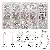 Wholesale 15-Grid Metal DIY Bag Keychain Chain Supply - Silver, about 1260pcs 1 set/pack