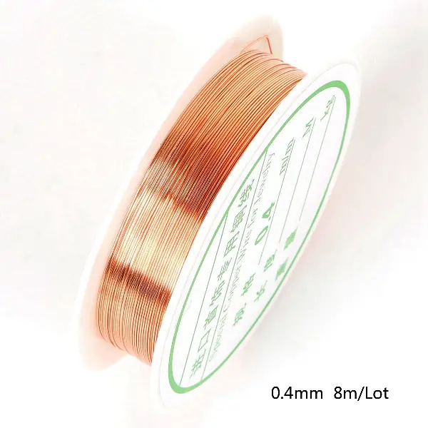 Red copper color 0.4MM8 meters/roll,chaincharmsupply.com