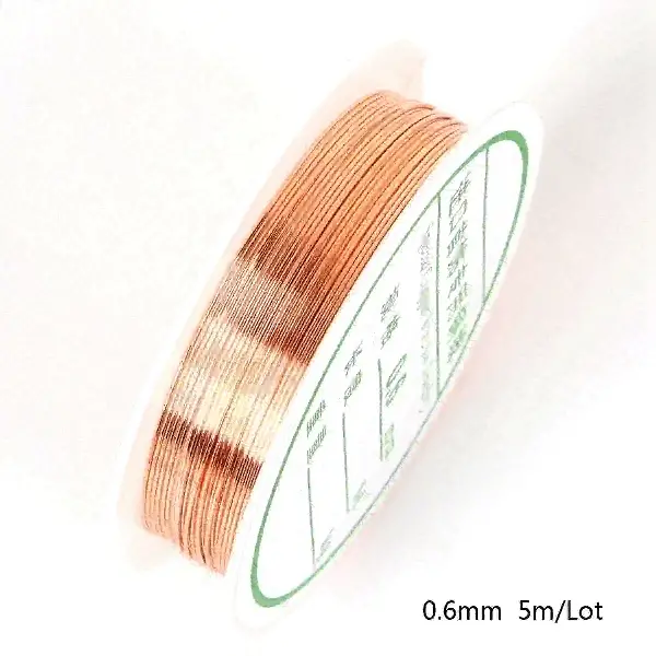 Red copper color 0.6MM4.5 meters/roll,chaincharmsupply.com