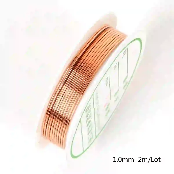 Red copper color 1.0MM1.5 meters/roll,chaincharmsupply.com