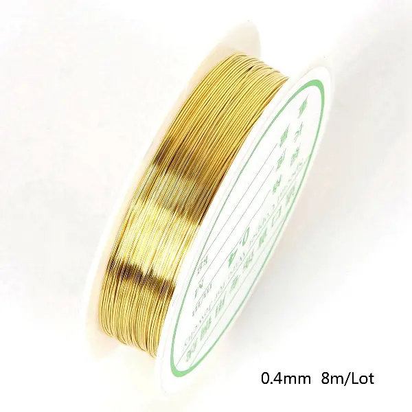 Gold 0.4MM8 meters/roll,chaincharmsupply.com