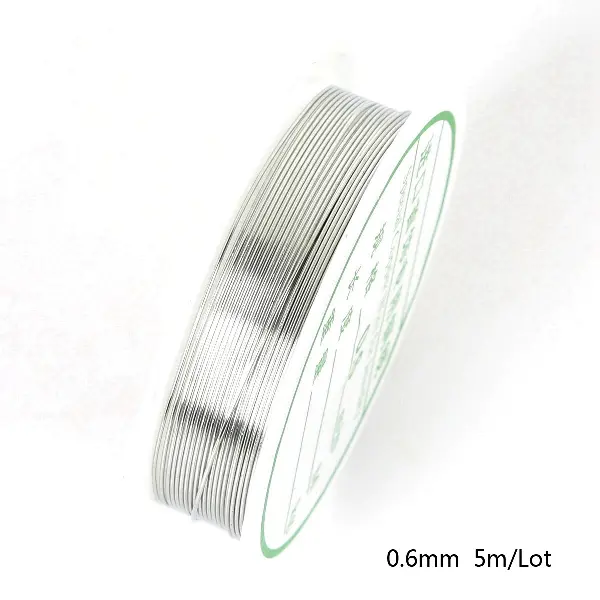Silver 0.6MM4.5m/roll,chaincharmsupply.com