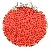 Wholesale 3/4mm Acrylic Solid Color Round Beads for Diy Charm Supply - Light red - about 4mm, aperture about 1mm (about 300 pieces)