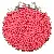 Wholesale 3/4mm Acrylic Solid Color Round Beads for Diy Charm Supply - Pink - about 4mm, aperture about 1mm (about 300 pieces)