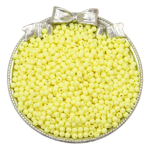 Light yellow - about 3mm, aperture about 1mm (about 1800 pieces),chaincharmsupply.com