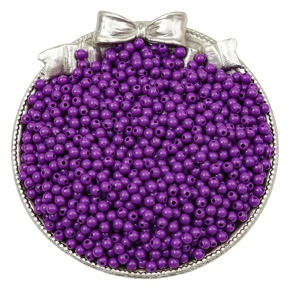 Dark purple - about 3mm, aperture about 1mm (about 1800 pieces),chaincharmsupply.com