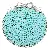 Wholesale 3/4mm Acrylic Solid Color Round Beads for Diy Charm Supply - Light blue - about 4mm, aperture about 1mm (about 300 pieces)