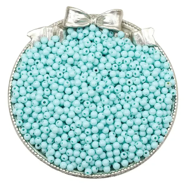 Light blue - about 3mm, aperture about 1mm (about 1800 pieces),chaincharmsupply.com
