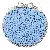 Wholesale 3/4mm Acrylic Solid Color Round Beads for Diy Charm Supply - Blue - about 4mm, aperture about 1mm (about 300 pieces)