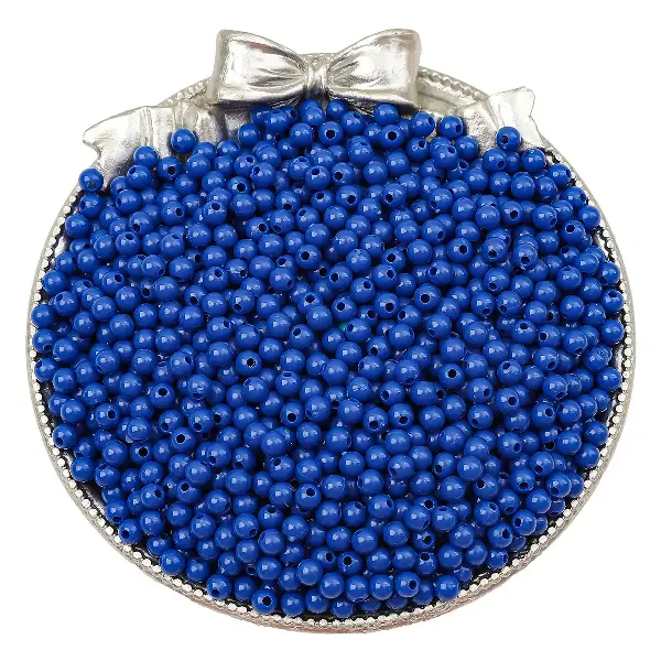 Royal blue - about 3mm, aperture about 1mm (about 1800 pieces),chaincharmsupply.com
