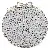 Wholesale 3/4mm Acrylic Solid Color Round Beads for Diy Charm Supply - Light gray - about 3mm, aperture about 1mm (about 1800 pieces)
