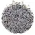 Wholesale 3/4mm Acrylic Solid Color Round Beads for Diy Charm Supply - Gray - about 4mm, aperture about 1mm (about 300 pieces)
