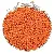 Wholesale 3/4mm Acrylic Solid Color Round Beads for Diy Charm Supply - Orange-red - about 4mm, aperture about 1mm (about 300 pieces)