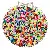 Wholesale 3/4mm Acrylic Solid Color Round Beads for Diy Charm Supply - Randomly mixed colors - about 3mm, aperture about 1mm (about 1800 pieces)