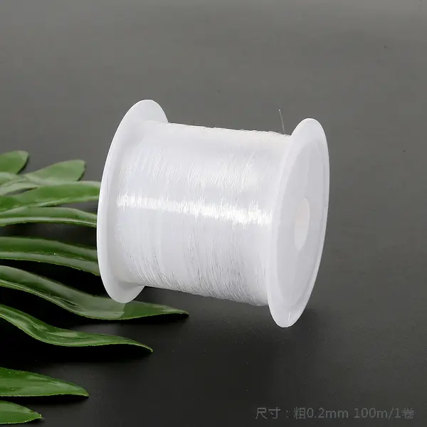 0.2mm transparent white about 100 meters/roll,chaincharmsupply.com