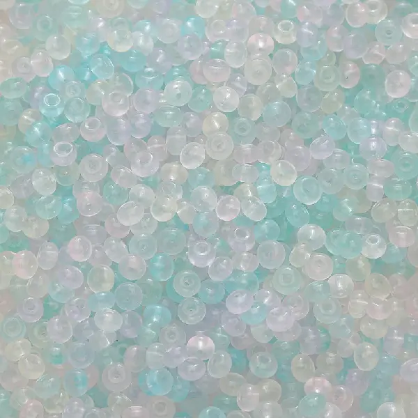Jade macaron-10g/pack, about 150 pieces, 2x4mm, hole diameter about 1mm,chaincharmsupply.com