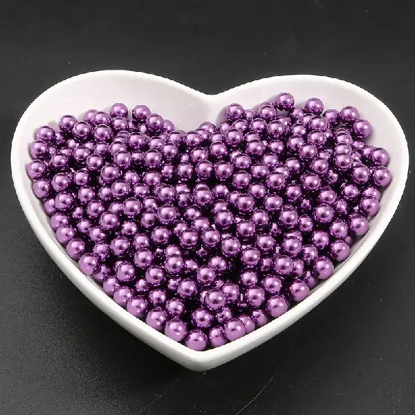 Dark purple-diameter 3mm, about 1000 pieces/pack,chaincharmsupply.com