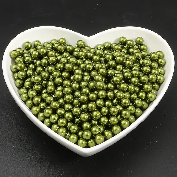 Olive green-diameter 8mm, about 100 pieces/pack,chaincharmsupply.com