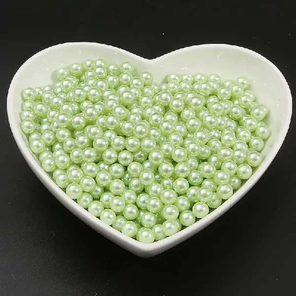Light green - diameter 6mm, about 200 pieces/pack,chaincharmsupply.com