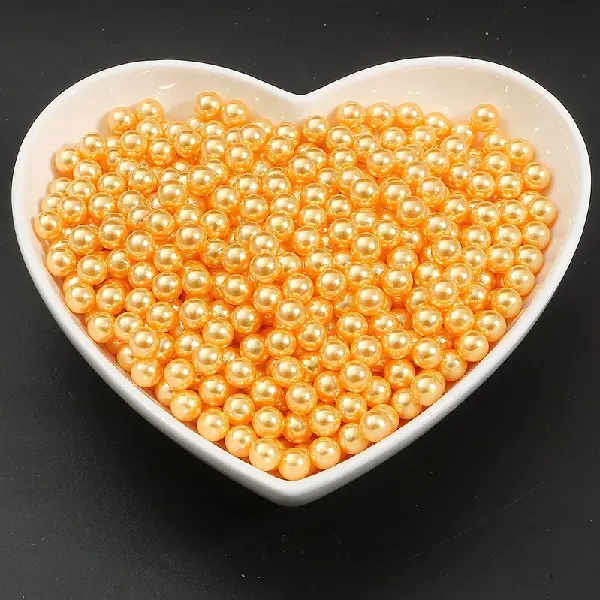 Orange-diameter 6mm, about 200 pieces/pack,chaincharmsupply.com