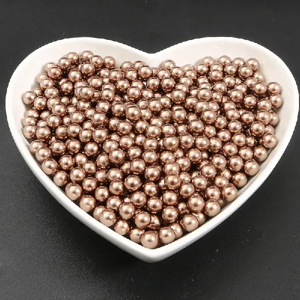 Brown color - diameter 3mm, about 1000 pieces/pack,chaincharmsupply.com