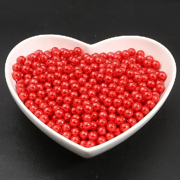 Red-diameter 4mm 500 pieces/pack,chaincharmsupply.com