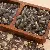 Glass Smudged Gold Bamboo Beads Antique Loose Handmade Diy Hand - Dark gray-6x12mm, hole diameter about 1mm, 20 pieces/pack