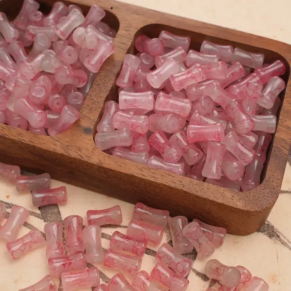 Pink-6x12mm50pcs/pack,chaincharmsupply.com