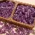 Glass Smudged Gold Bamboo Beads Antique Loose Handmade Diy Hand - Purple-6x12mm, hole diameter about 1mm, 20 pieces/pack