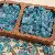Glass Smudged Gold Bamboo Beads Antique Loose Handmade Diy Hand - Blue-6x12mm50pcs/pack