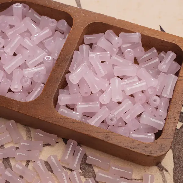 Powder-6x12mm, hole diameter about 1mm, 20 pieces/pack,chaincharmsupply.com