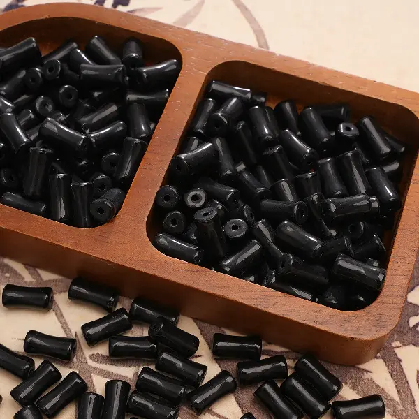 Black-6x12mm50pcs/pack,chaincharmsupply.com